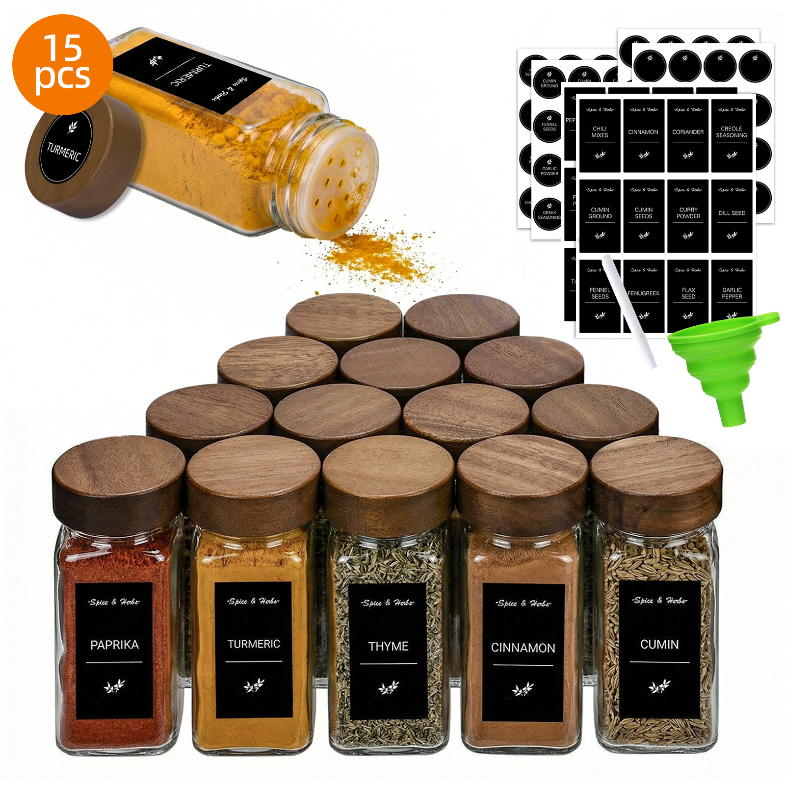 spice jars sold on Temu United States