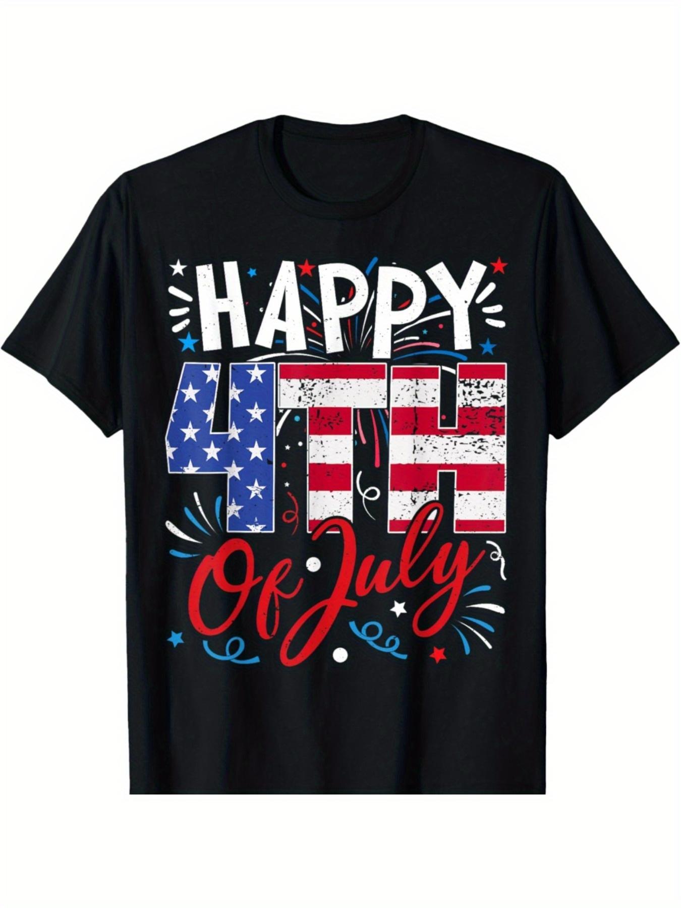 happy april 7th   american flag   t shirt summer 100 cotton crew neck t shirt casual short sleeve t shirt   gift fathers day gift graduation season   warehouse delivery mens clothing shirt printed t shirt valentines day   top for him rock and roll clothing discount sale final clearance