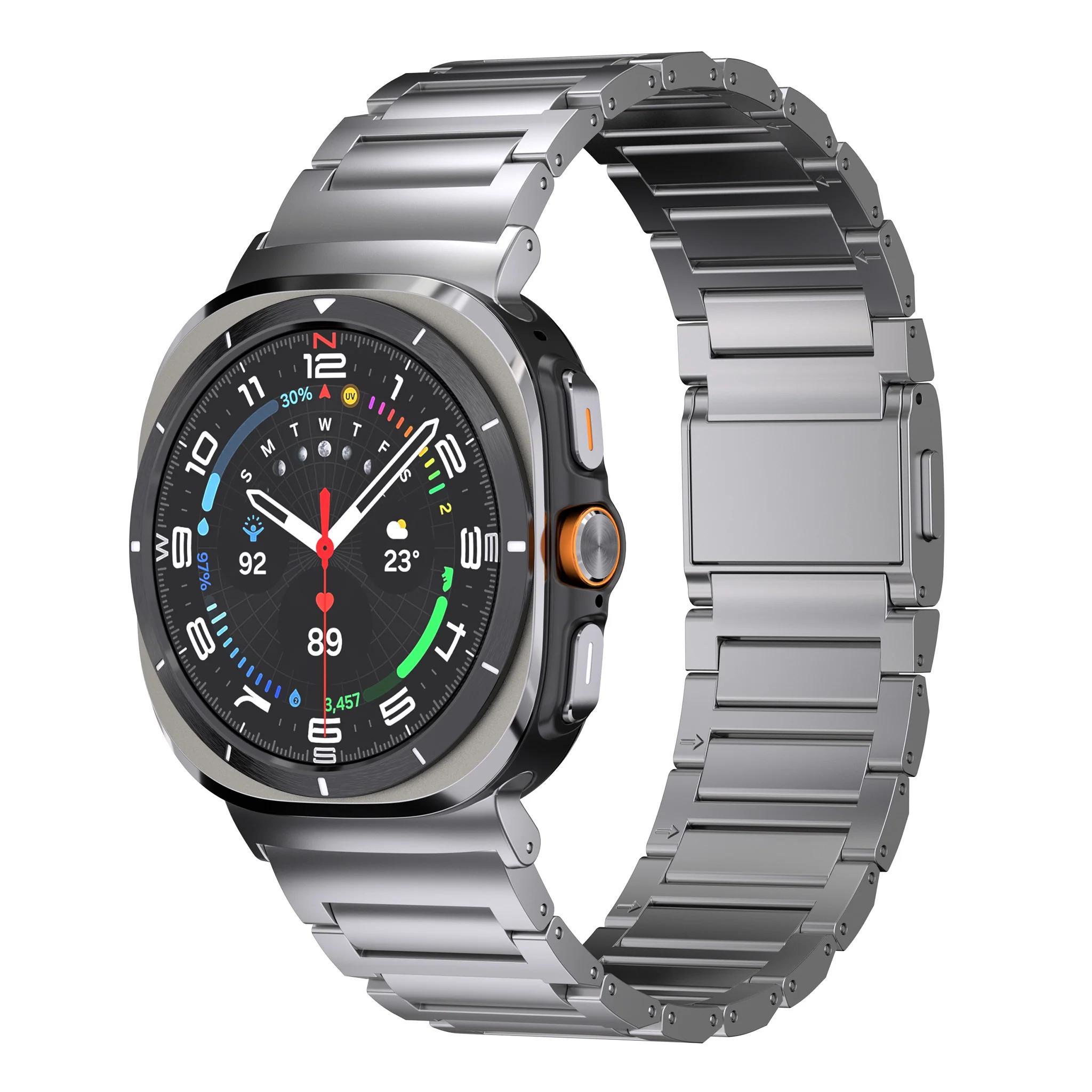 ultra 47mm lte smartwatch amoled display titanium body gps waterproof silver Product details 1