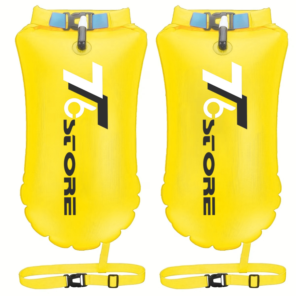 TEMU 2pcs Swim Buoy For , Swim - High Visibility Swimming Buoy - Buoy For Swimmers