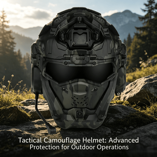 outdoor protective helmet set full face mask with goggles anti vision adjustable headgear safety gear for cycling riding training costume events comfortable breathable design gift for him easter mothers day graduation fathers day