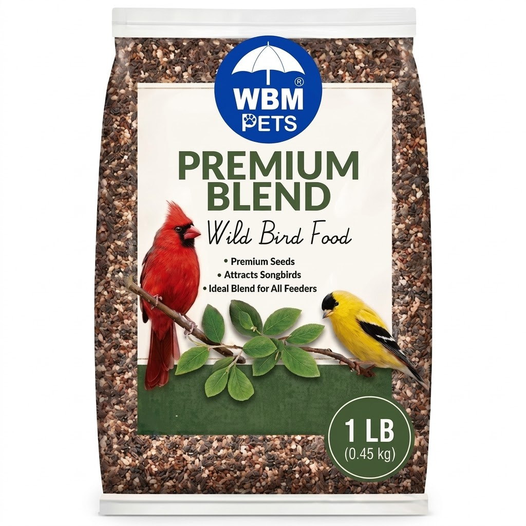 1 Lbs Wild Bird Seed Bag - Suitable For Porch Hanging Feeders, Lawn Stands & Ground Feeders, Attracts , Outdoor Bird For Feeding Zones