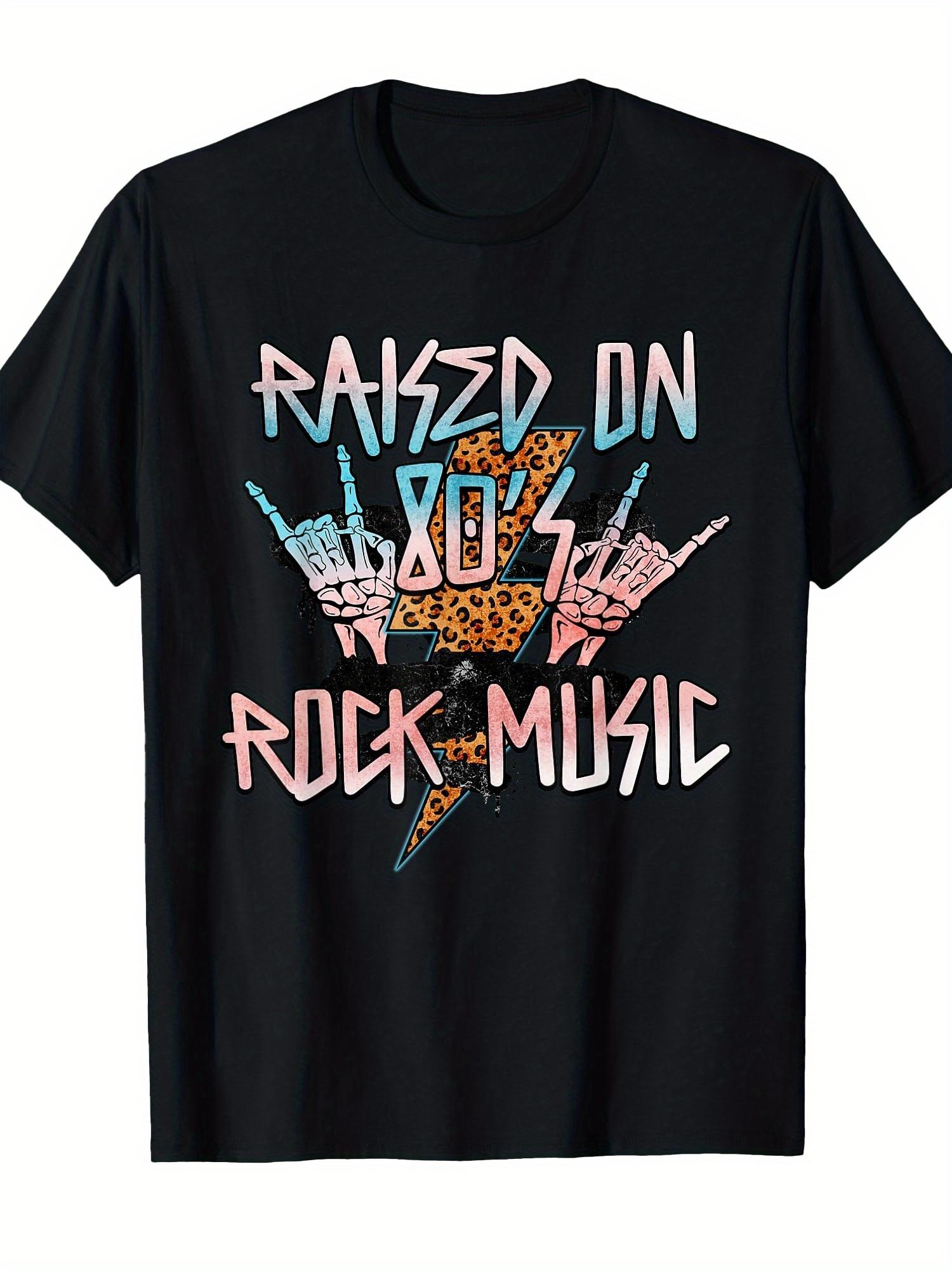 vintage rock bands t shirts sold on Temu United States