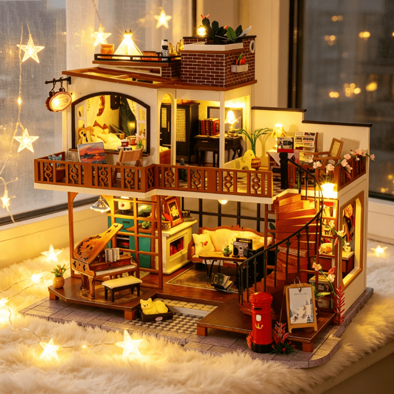 Miniature Example Building Miniature House Building