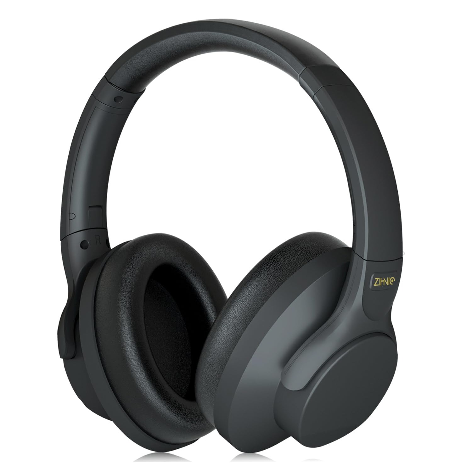 TEMU Active Noise Cancelling Headphones, 60h Playtime Wireless Bluetooth Headset Low Latency-black