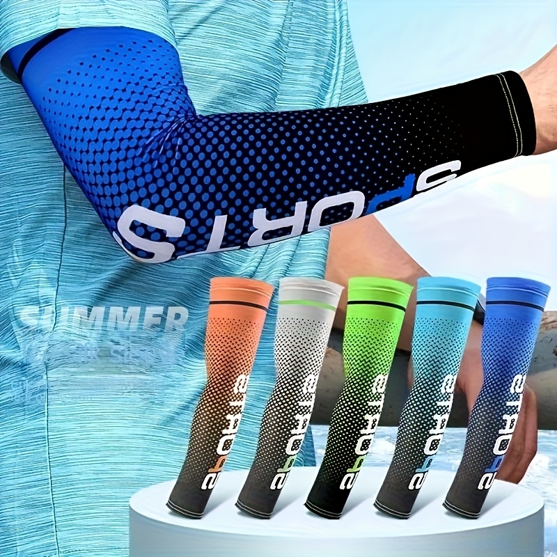 6pcs Cooling Arm Sleeves, 6pc Random Colorstylish Sleeve Protectors - Ideal For Outdoor Sports Like Golf, Cycling & Driving - Unisex All Day Gift
