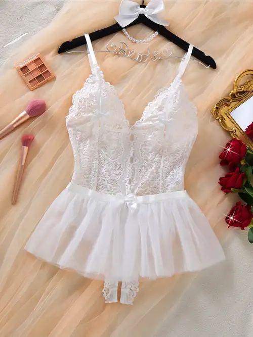 white teddy lingerie sold on Temu United States white teddy lingerie sold on Temu United States