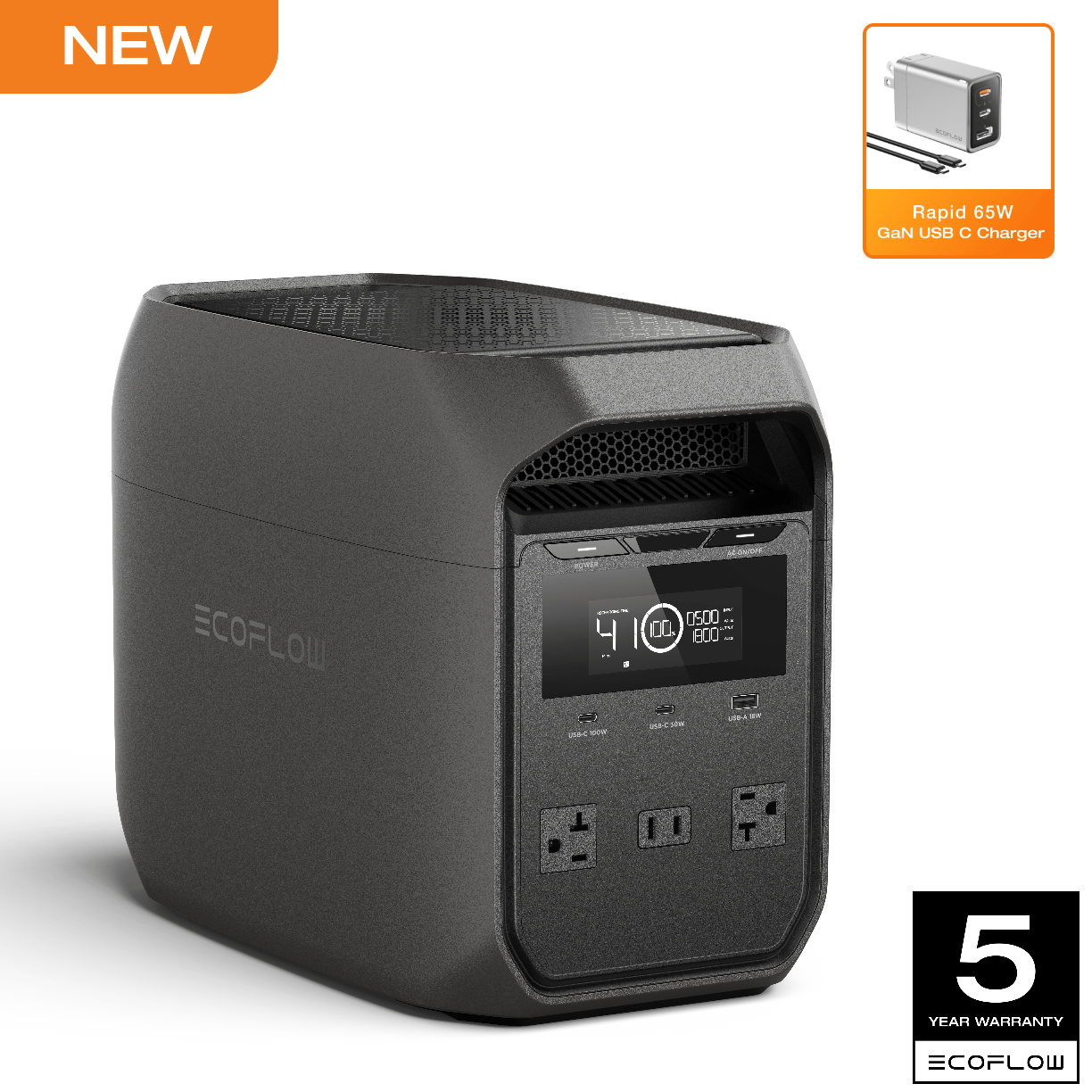 EcoFlow DELTA 3 Classical 1000 Portable Power Station
