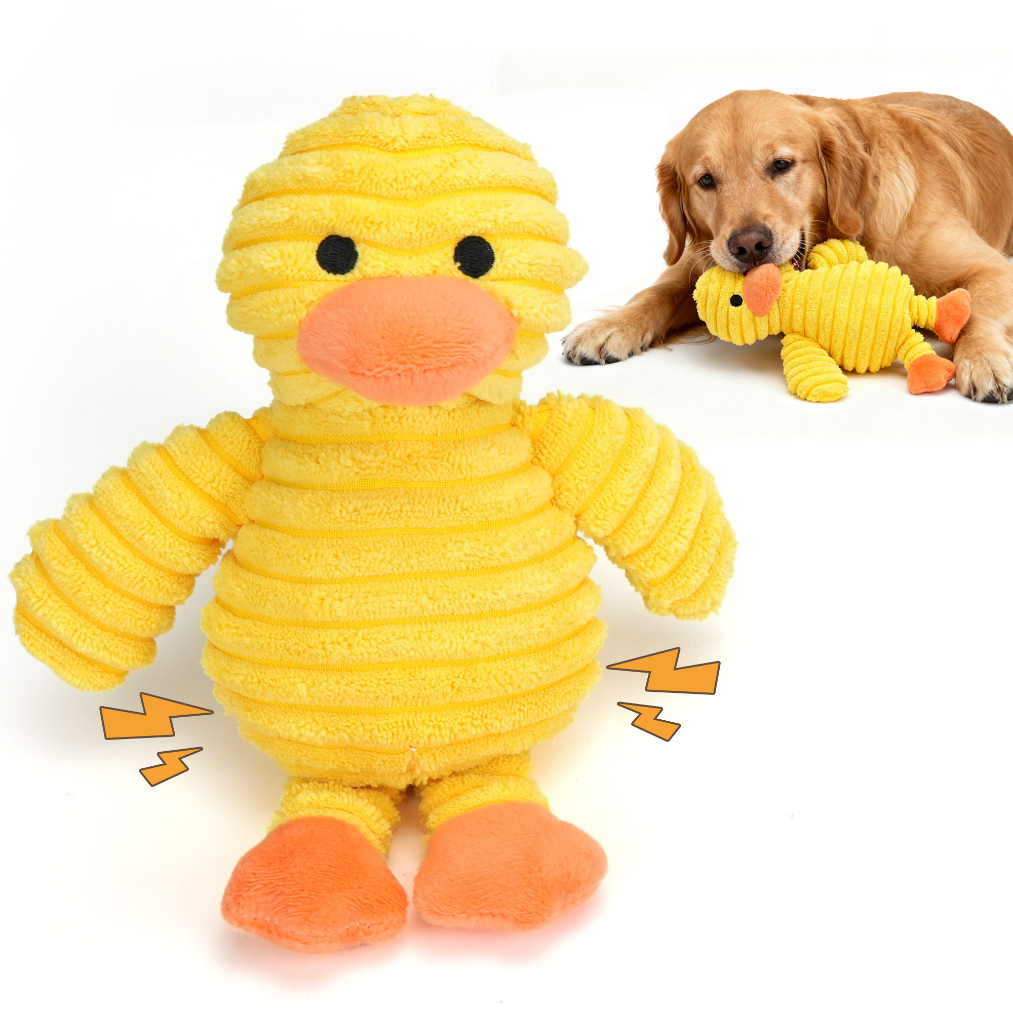 1pc Plush Toy For Cats And Dogs, Stuffed Animals Plush Dog Squeaky Toy For Small Medium Large Dogs, Stuffed Puppy Chew Toy, Interactive Dog Toys, Pig/ Chicken/ Duck/ Cow/ Rabbit
