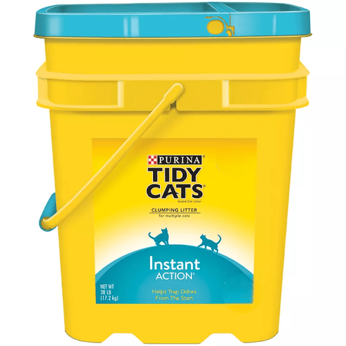 38 lbs clumping cat litter powerful for multiple cats