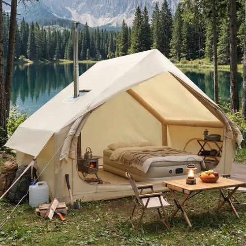 Temu Inflatable inflatable air tents sold on Temu United States