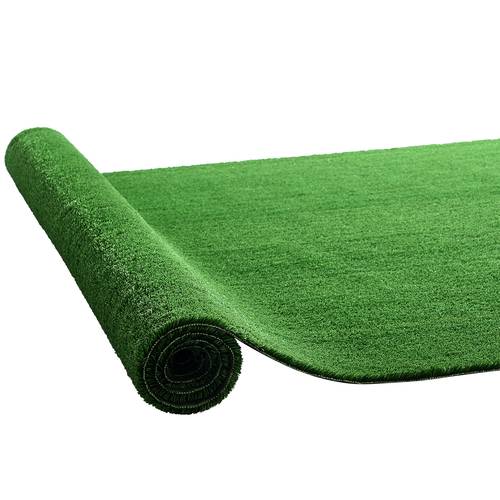 artificial grass 10 x 3 ft grass turf rug 0 6 in pile height realistic synthetic lawn carpet easy clean drainage holes for patio garden balcony outdoor indoor decor green