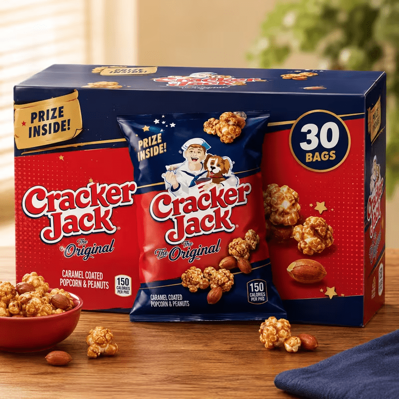 TEMU Original Caramel Coated Popcorn And 1.25 Oz 29 Pack Sweet Crunchy Snack Variety Treat