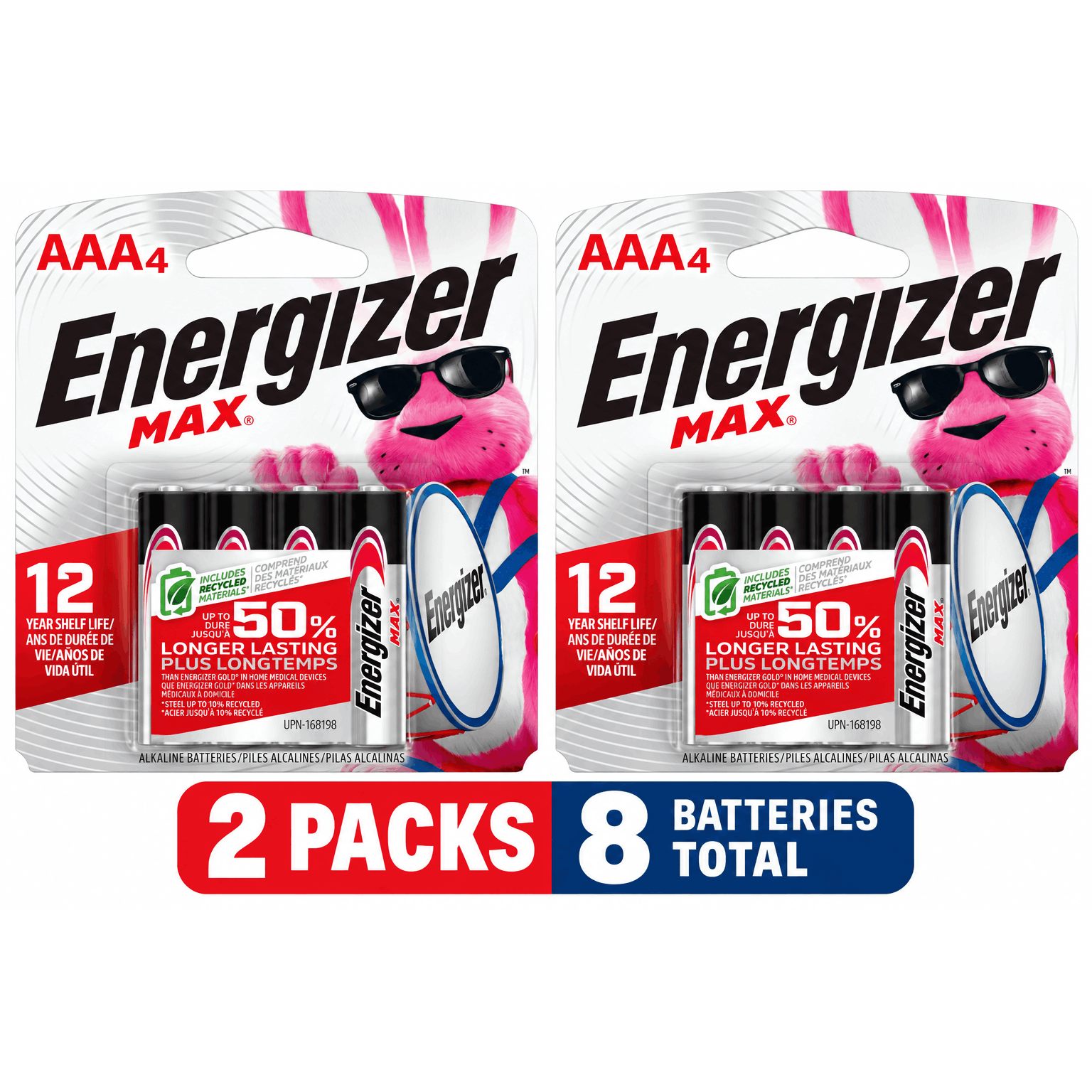 TEMU Batteries – 2 Packs Of 4, Long Lasting Power, Fast Shipping From Usa