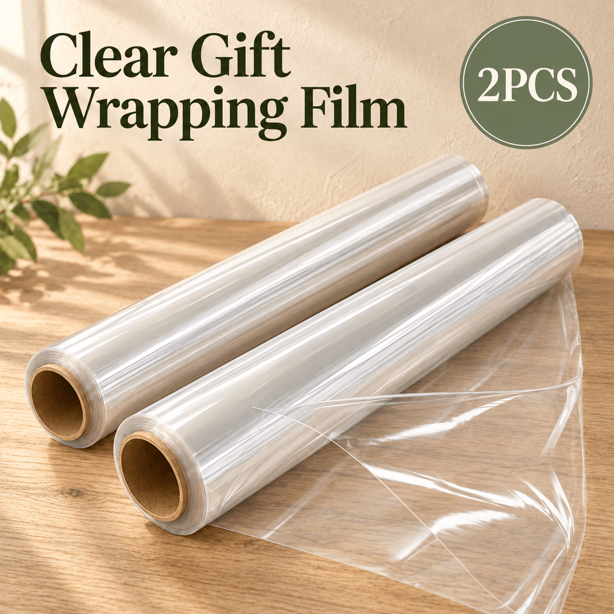 clear wrapping paper sold on Temu United States