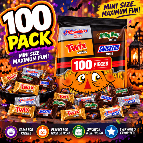 item picture 100 piece mars halloween pack candy