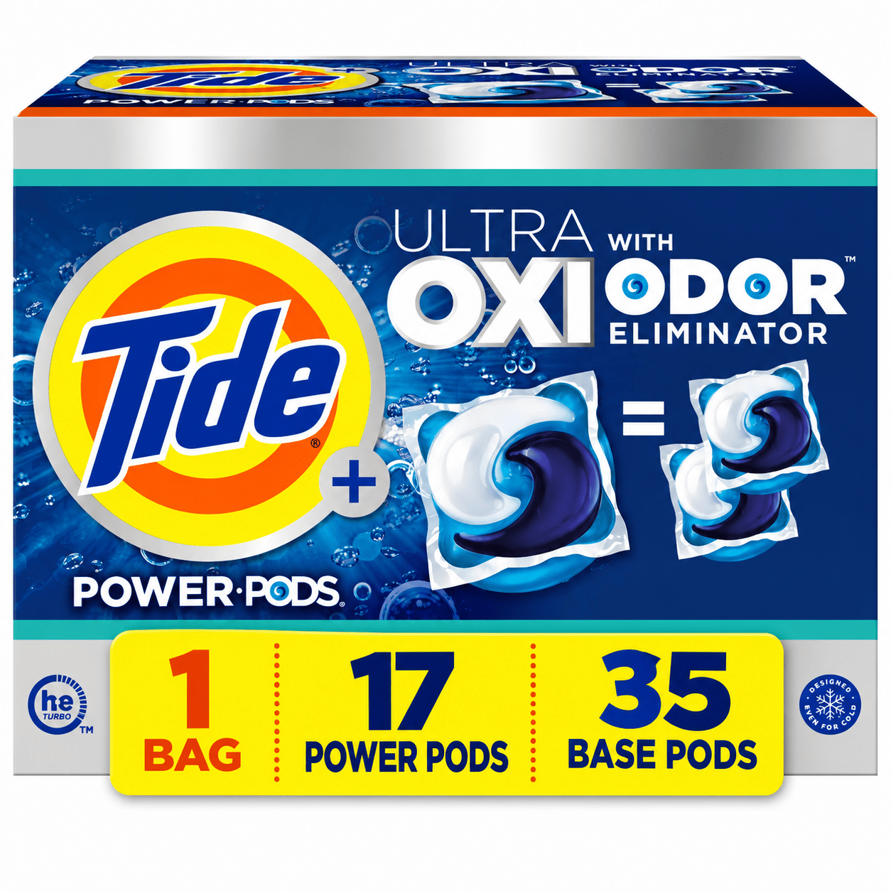 TEMU Ultra Pods Laundry Detergent . Big Size Pods 2 Bags 36 Qty
