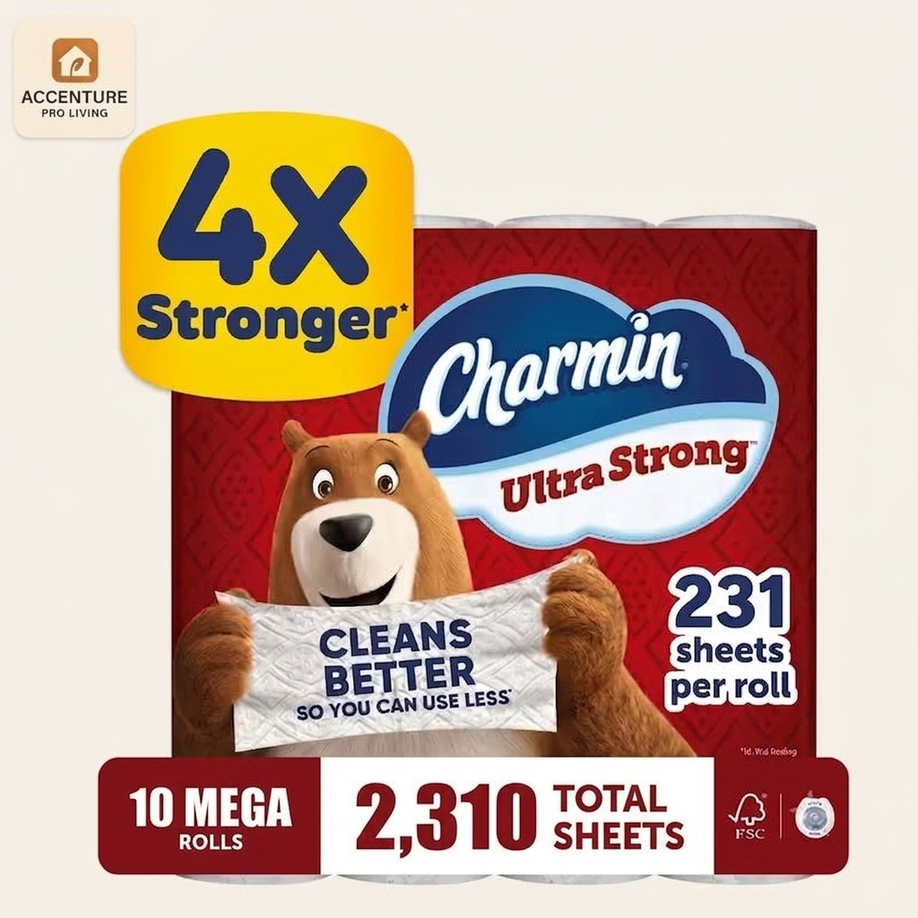 TEMU & Strong Bathroom Tissue Paper 10 (packaging )