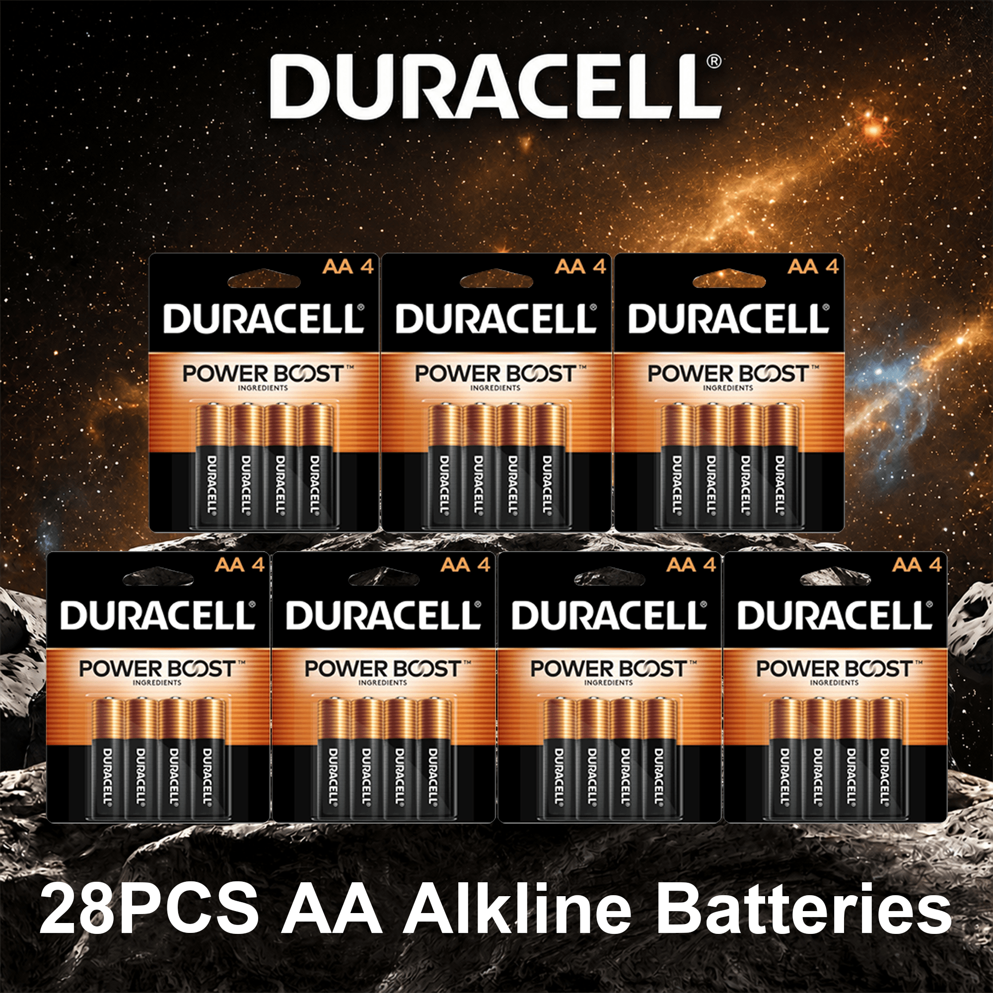 TEMU 28pcs Duracell Aa Batteries | Voltage Supply For Wireless And Portable Electronics, 12-year , Long-lasting