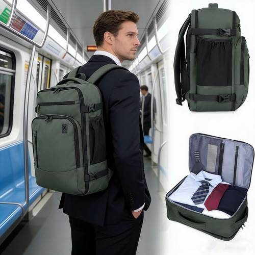 carry on bag travel backpack rucksacks 6 laptop lightweight flight approved personal item bag weekender college business laptop backpack