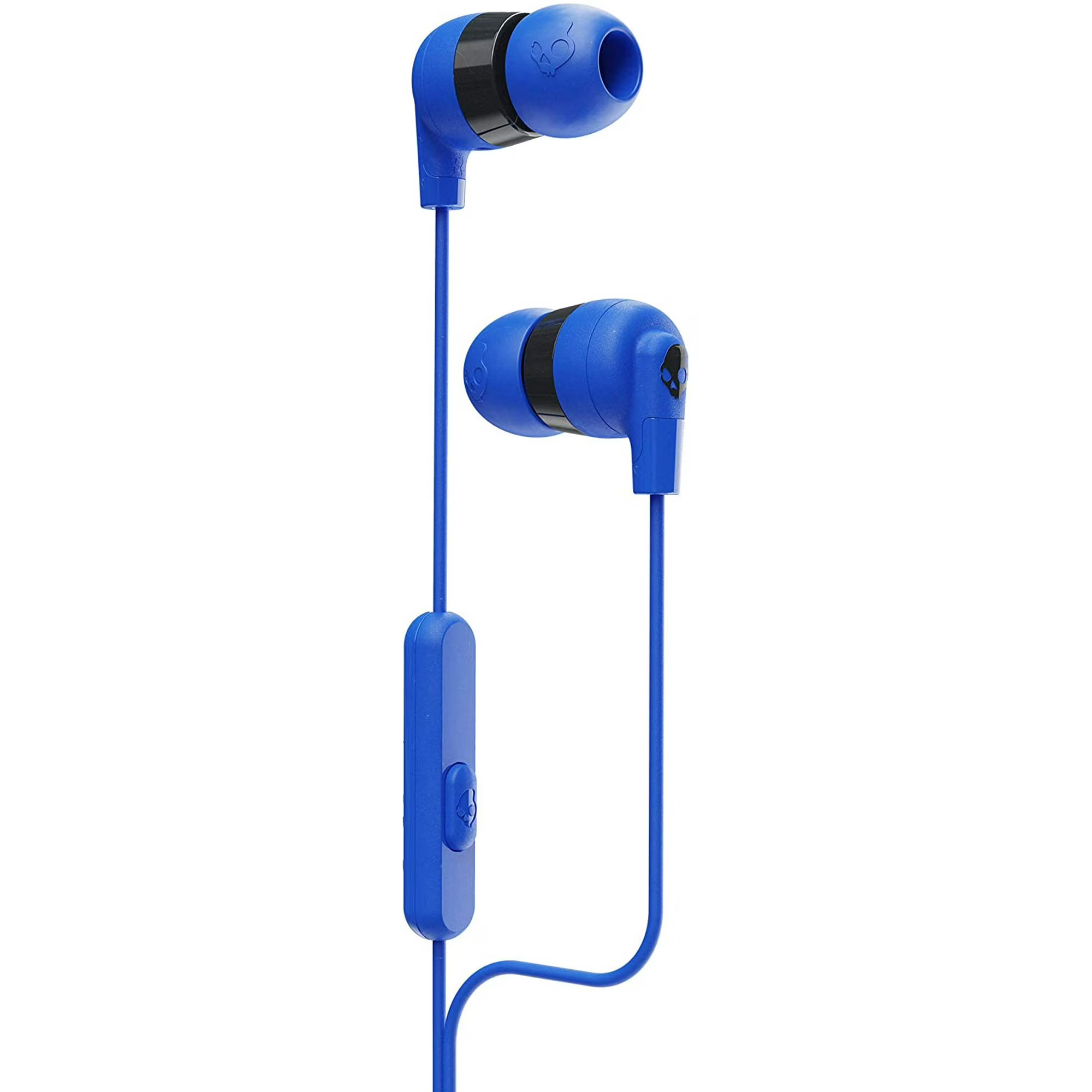 Skullcandy + Wired Earbuds With 3.5mm Plug, Noise Isolating, Built-in Microphone Call And , Ear Gel Sizes Included, Convenient For Travel - Cobalt Blue