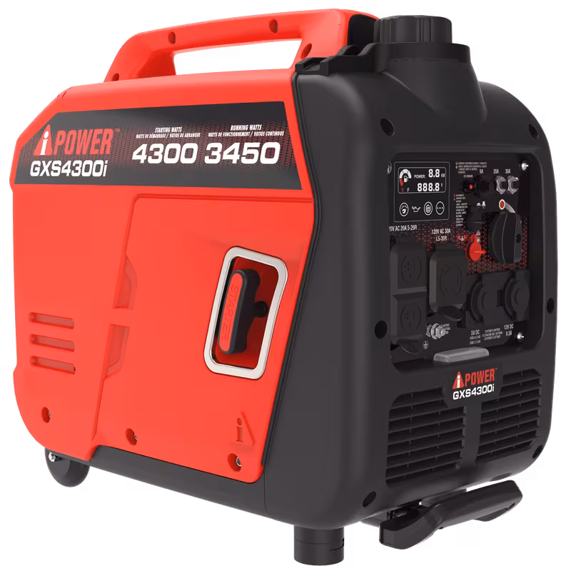 a 4300w portable gas propane quiet ultra lightweight generator with co sensor auto parallel ready for camping rv travel backup Product details 1