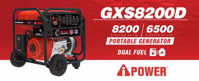 a 8200w portable generator gas and propane powered power supplies with 322cc ohv engine co sensor heavy duty generators for rv backup emergency Product details 0