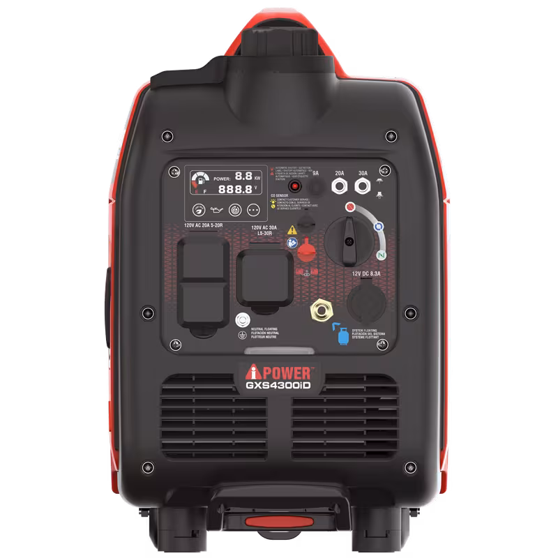 a 4300w portable gas propane quiet ultra lightweight generator with co sensor auto parallel ready for camping rv travel backup Product details 0