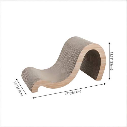 cat scratch board and extension board 27 inch modern cardboard double sided wave cat scratch board cat claw board cat scratch resistant cat nest toy multifunctional cat supplies artifact is a