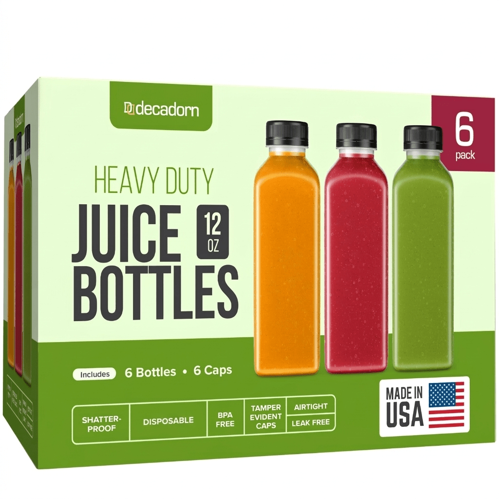 juice bottles with caps sold on Temu United States