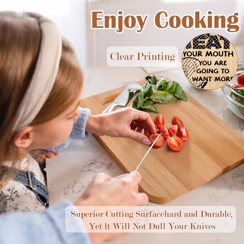 funny cutting chopping board gifts for bbq grilling lovers   for men charcuterie boards   you put my meat in your mouth decorative bamboo cutting boards for kitchen