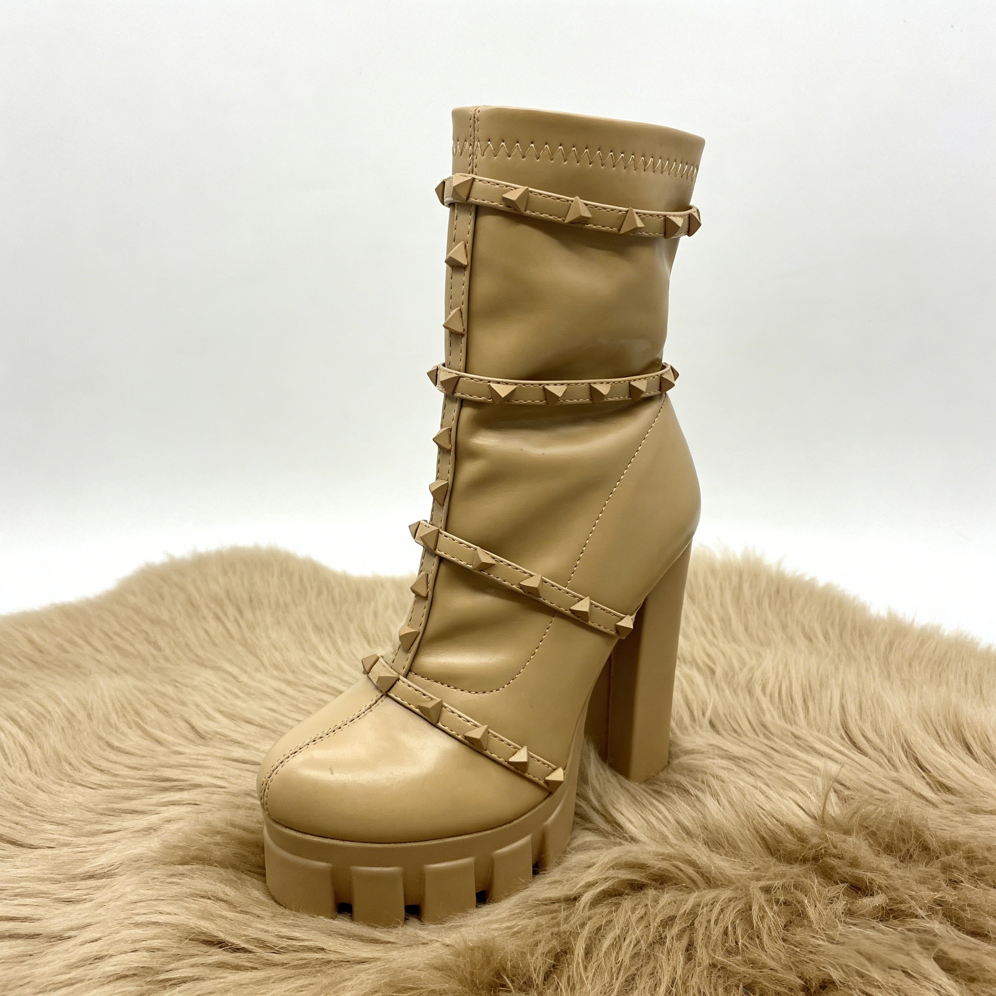 white boots women sold on Temu United States