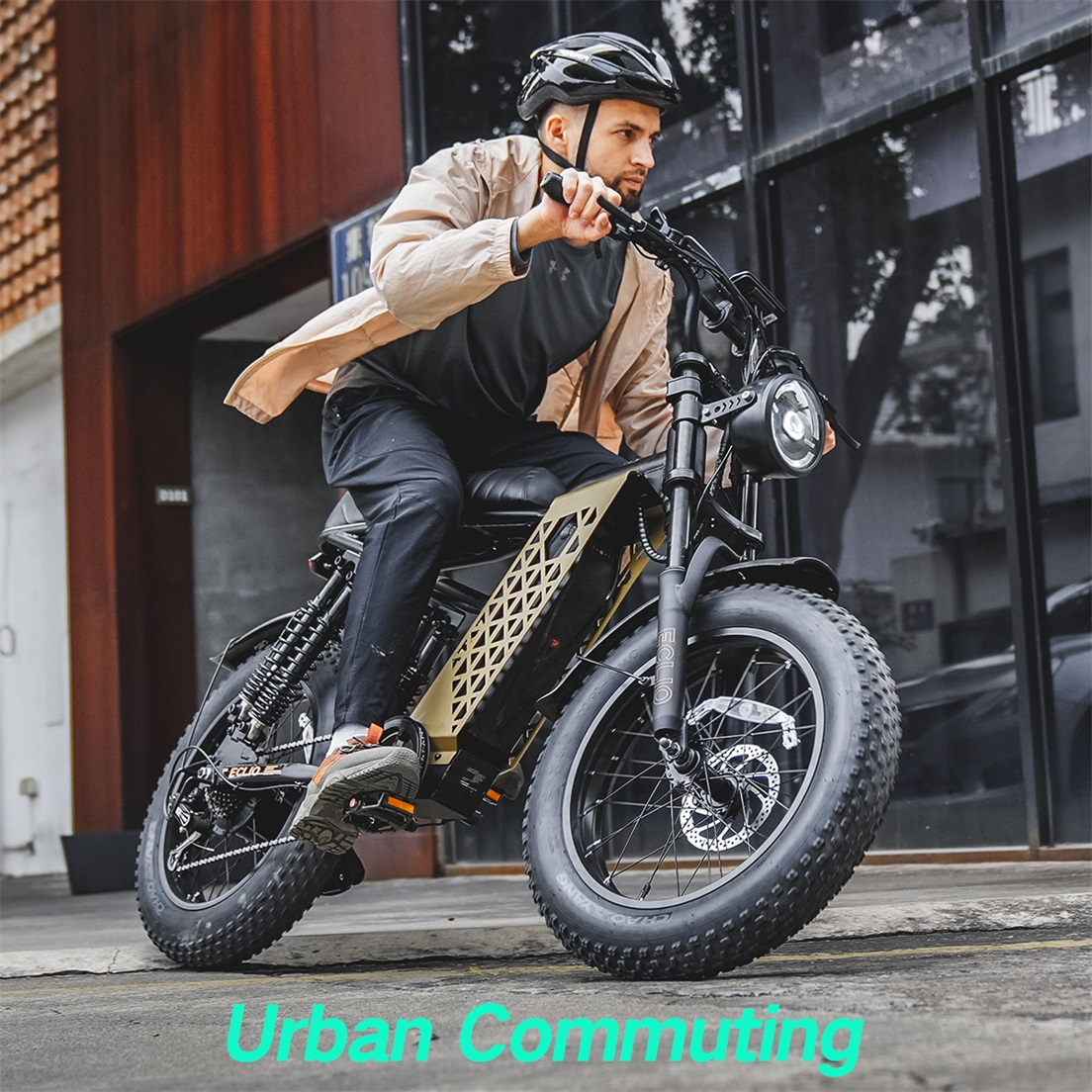 20 4 fat tires lcd display 749w ebike 20mph with 48v 13ah removable battery eclio f02 electric bike for adults front headlight disc brakes   dual suspension     supports 330lbs ideal for commuting   riding Product details 4