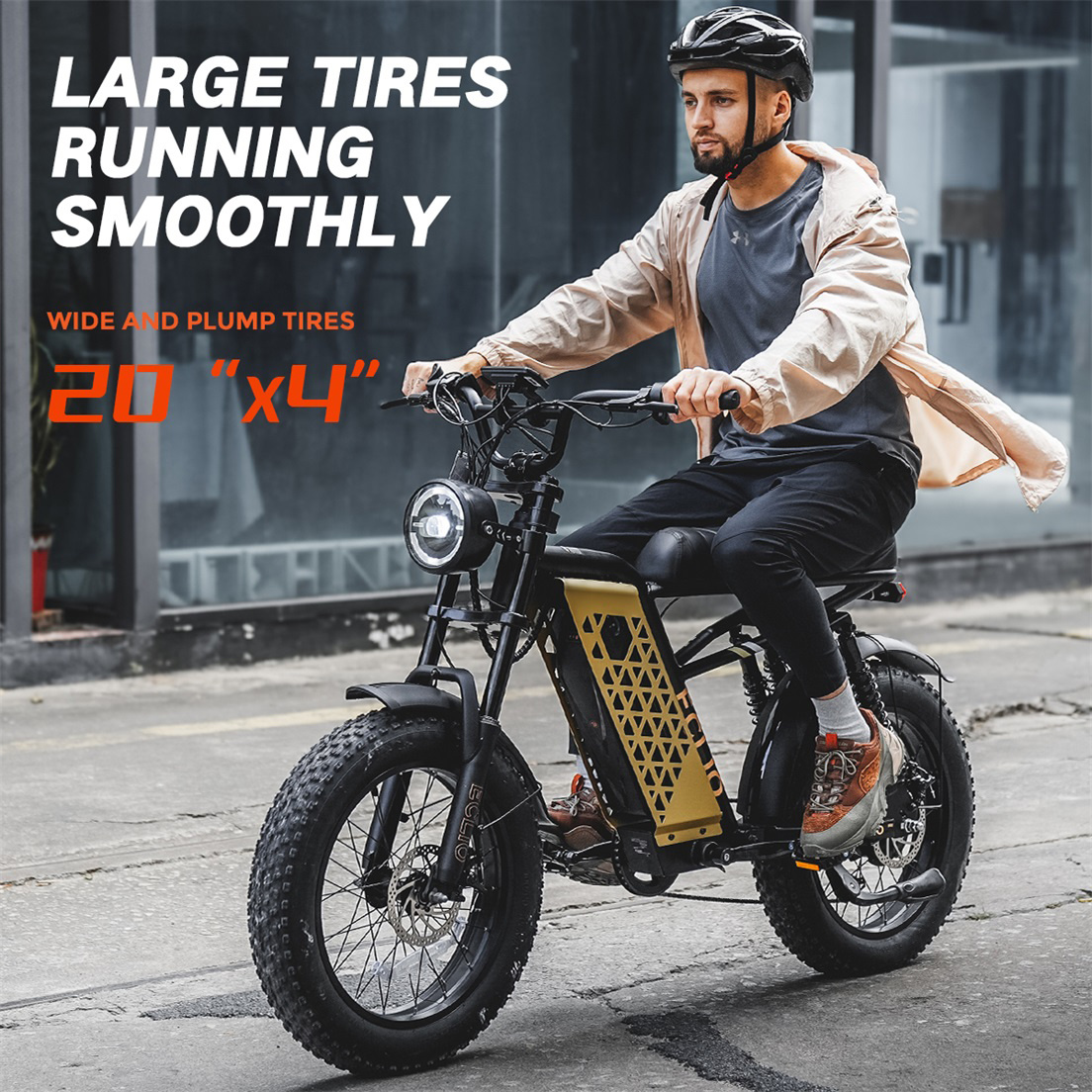 20 4 fat tires lcd display 749w ebike 20mph with 48v 13ah removable battery eclio f02 electric bike for adults front headlight disc brakes   dual suspension     supports 330lbs ideal for commuting   riding Product details 0