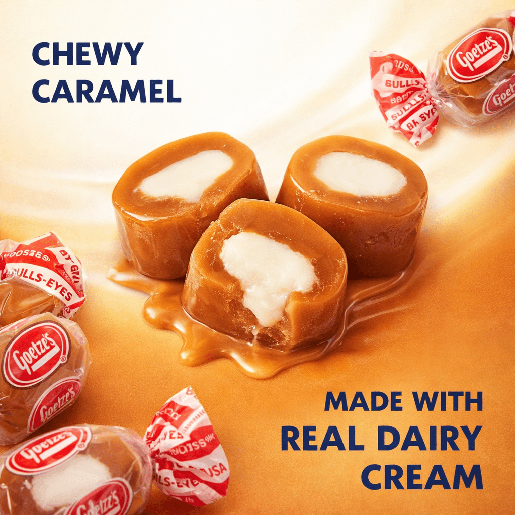 Goetze’s Caramel Creams Candy 3lbs