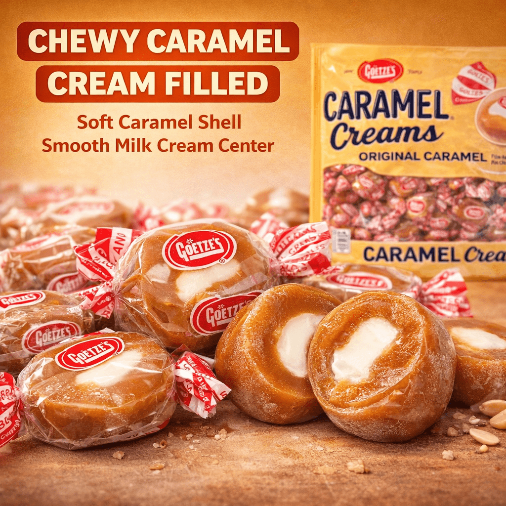 Goetze’s Caramel Creams Candy 3lbs