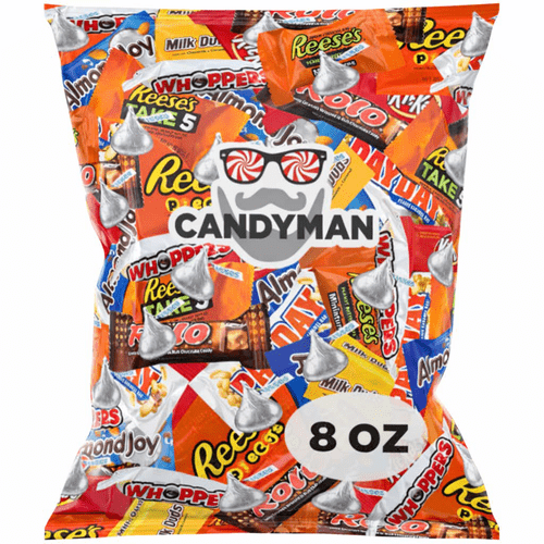 8 ounce gift box mix of chocolate individually wrapped assorted chocolates pack