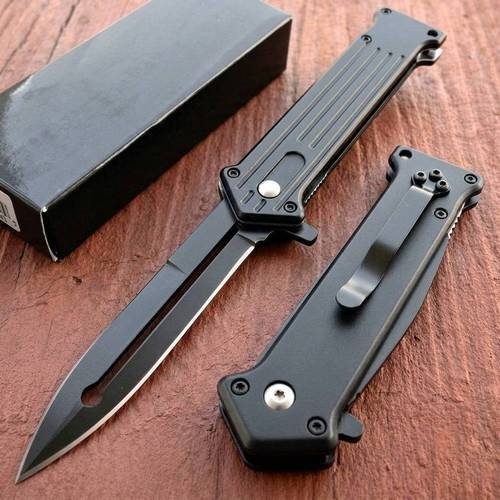 8 cool design stainless steel blade pocket knife belt clip for edc tool