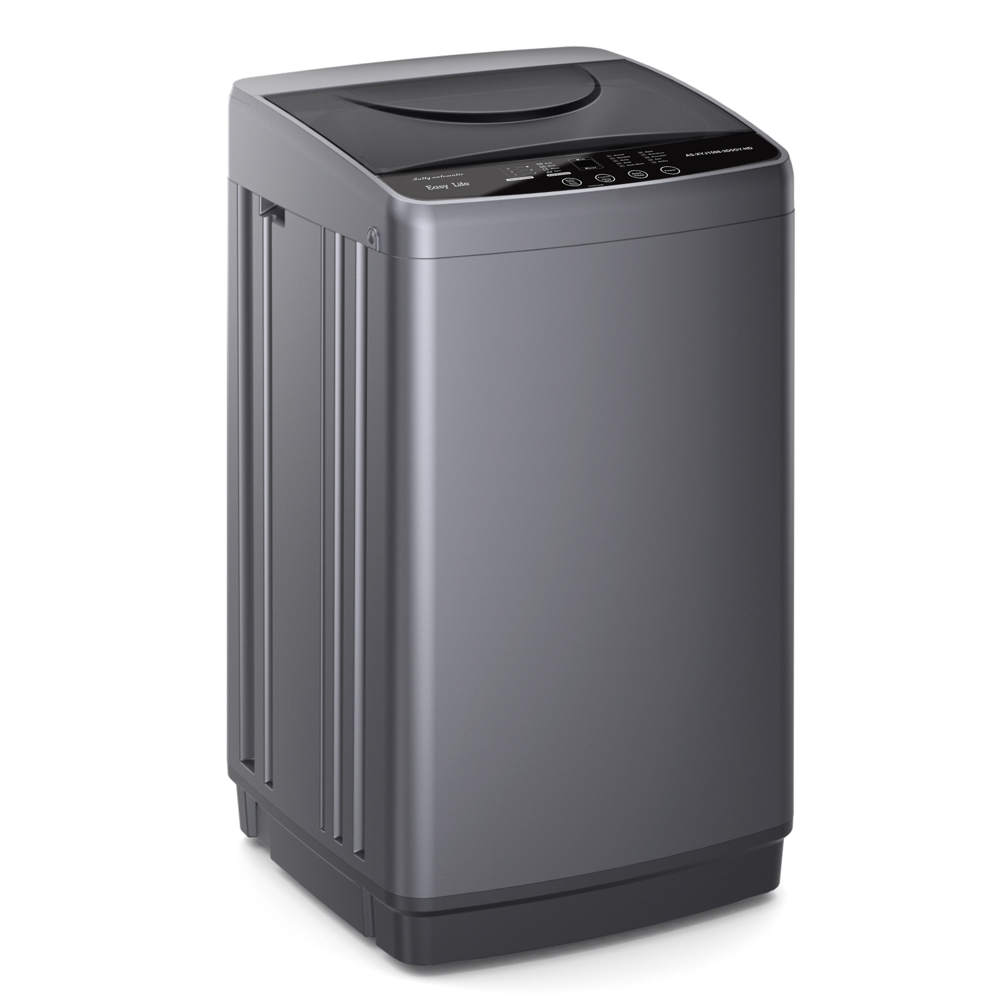 1.06 Cu. Ft. Portable Washing Machine, 7.7 lb. Capacity Compact Washer - 10 Wash Cycles with translucent Lid, Quick Connect Adapter & Drain Hose - Ideal for Apartments, Homes