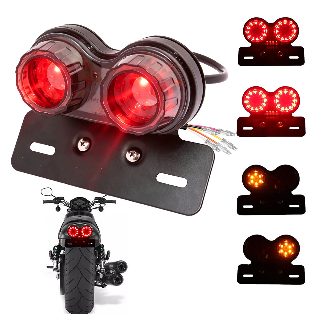 led motorcycle work light with license plate bracket for motorcycle easyinstallation