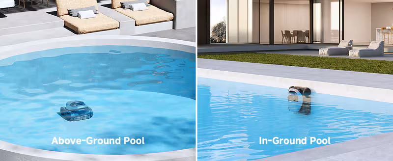 z1 pro cordless robotic pool cleaner lifi remote control 8000 gph suction horizontal cleaning auto retrieval automatic pool vacuum for above in ground pools version Product details 18