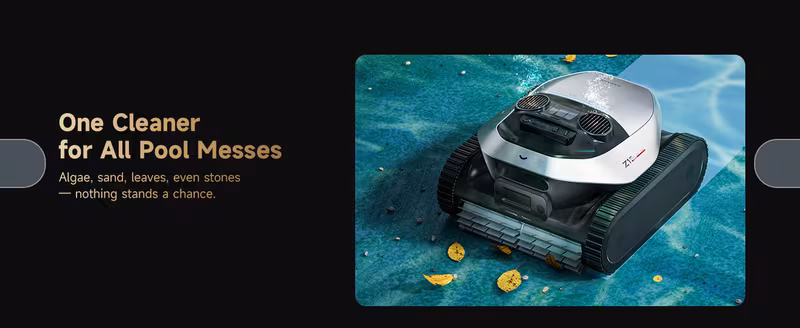 z1 pro cordless robotic pool cleaner lifi remote control 8000 gph suction horizontal cleaning auto retrieval automatic pool vacuum for above in ground pools version Product details 11