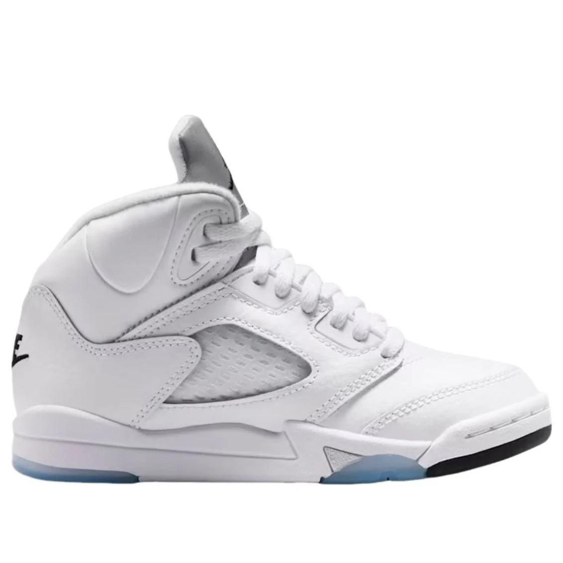 Jordan 5 Retro White Metallic (2026) (PS) HQ7979-103 & TD HQ7981-103 New Sneakers