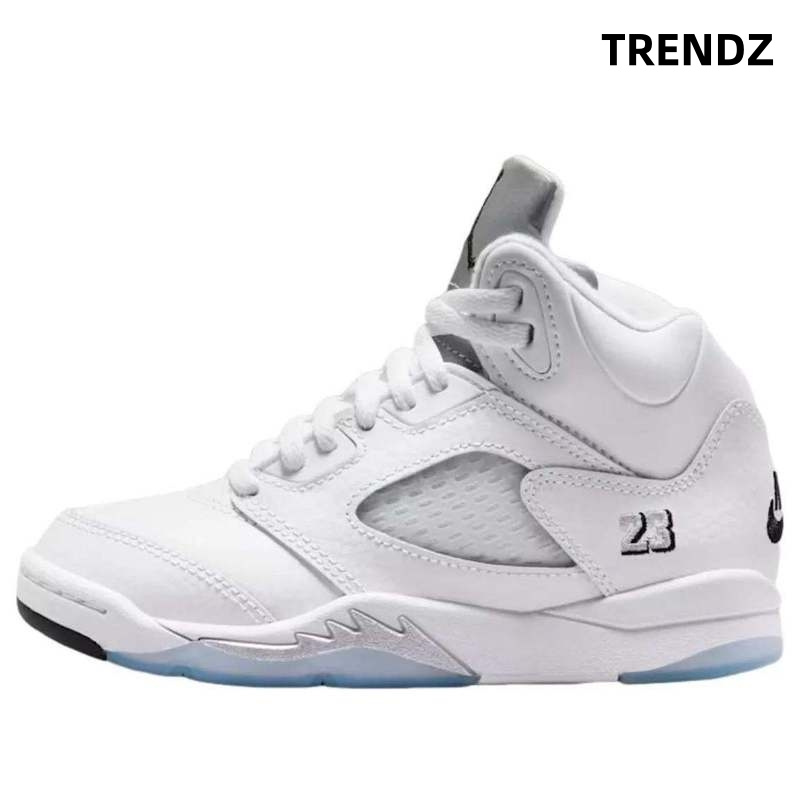 Jordan 5 Retro White Metallic (2026) (PS) HQ7979-103 & TD HQ7981-103 New Sneakers