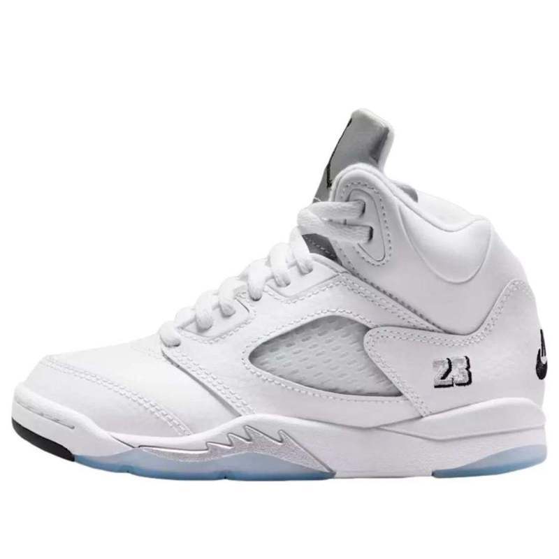 Jordan 5 Retro White Metallic (2026) (PS) HQ7979-103 & TD HQ7981-103 New Sneakers