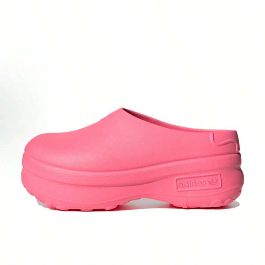     adifom   mule simple easy on composite sole closed toe slippers womens pink