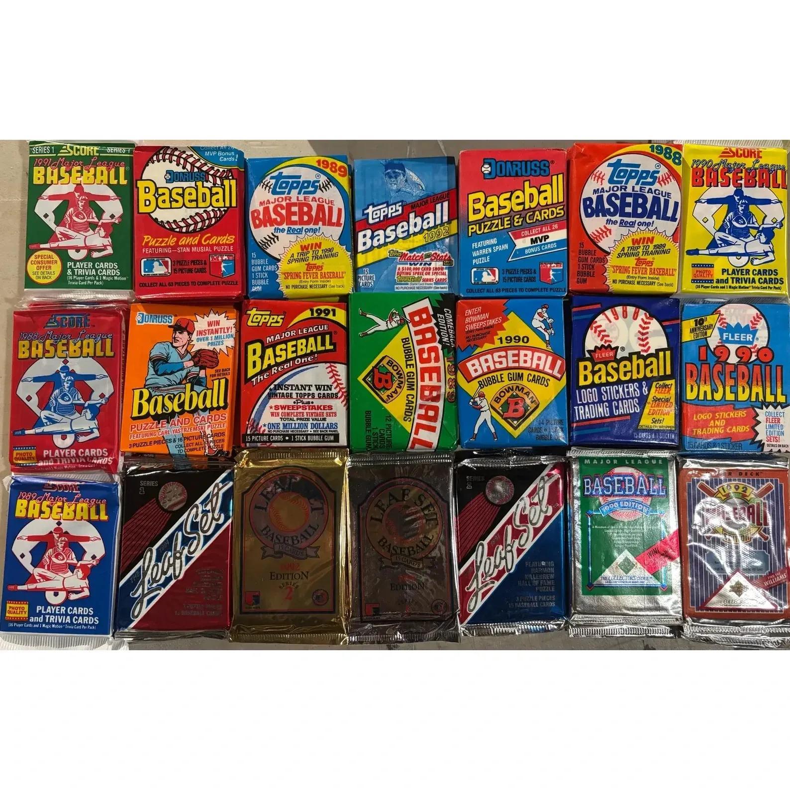 TEMU Assorted Pack Lot (1980s-90s) Total Of 3 Random Sealed Vintage Baseball Packs: Look For 40+ Cards
