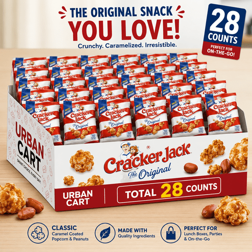 original caramel coated popcorn and 30 pack of 1 25 oz bags sweet crunchy convenient individual packs pantry for everyday