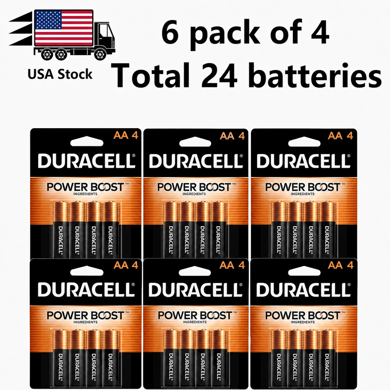 TEMU 24 Count/ Duracell Aa High-performancealkaline Batteries -reliable Energy For Toys, Remotes & Gadgets