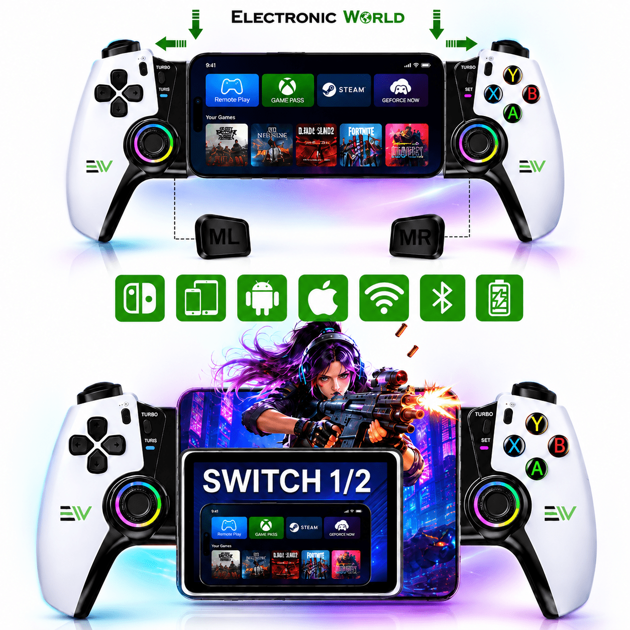 arcade fight stick sold on Temu United States